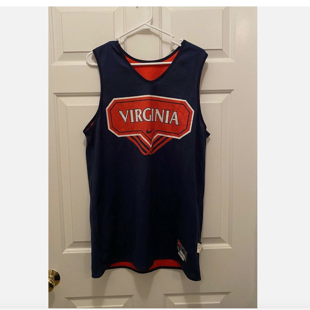 UVA Virginia Cavaliers Women's Basketball Team Issued Nike Practice Jersey XL